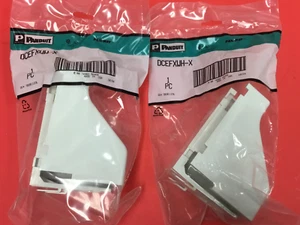 Lot of (2) - Panduit - P/N: DCEFXWH-X - Drop Ceiling Entrance End Fitting - NEW - Picture 1 of 2