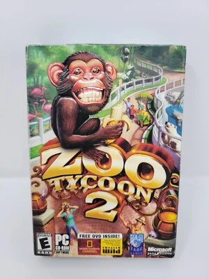 Zoo Tycoon 2 PC Small Box Tested Complete CIB W/ Bonus DVD See Store Free Ship - Image 1 of 4