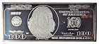 1997 $100 999 Silver Art Bar-4 Troy Oz-Toned-Washington Mint-Free USA Shipping
