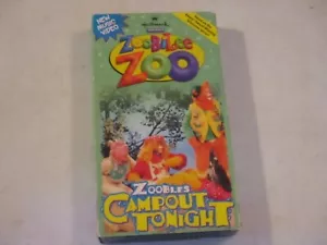 ZooBiLee Zoo Zoobles Campout Tonight Hallmark VHS Jk5 - Imagen 1 de 2