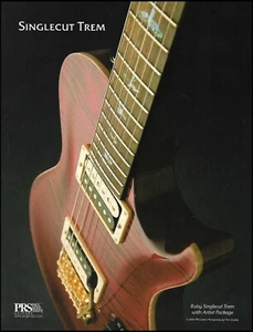 PRS Ruby Singlecut Trem E-Gitarre 2006 Anzeige 8x11 Werbedruck - Bild 1 von 3