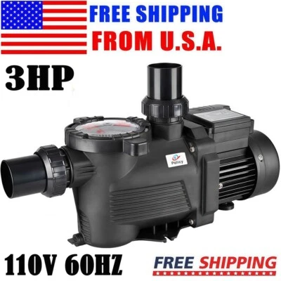 1.2-3.0HP High Speed Pool Pump For  In/Above Ground Pump With 5 Year Warranty - Image 1 of 4