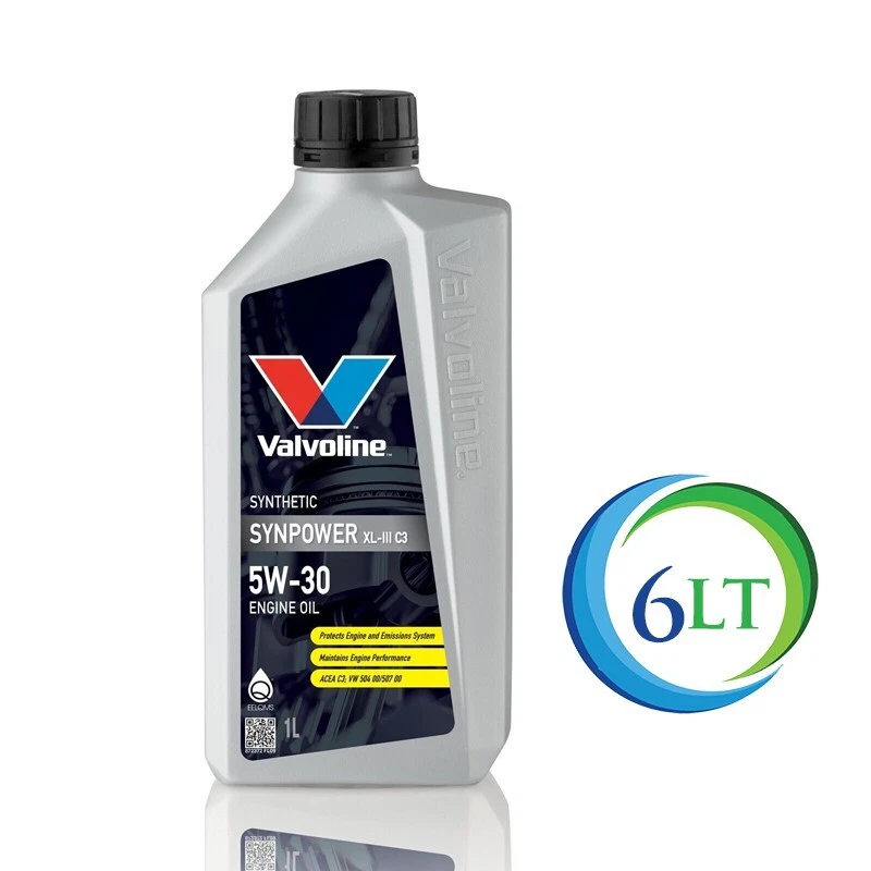 6 litri Olio Motore Valvoline SynPower Xtreme Xl-iii C3 5w-30 Sintetico