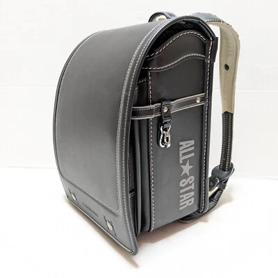 Hermosa mochila escolar japonesa Converse All Star Randoseru Seiban negra Foto 1 de 4