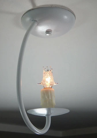 Vintage Mid-Century Candelabra Ceiling Light Cover