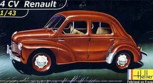 Bright Renault 4 CV 4-Door Model 1955 Model Kit 1:43 NEW OVP Tip Kit - Picture 1 of 1