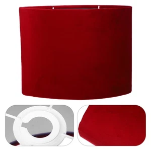 Velvet Fabric with Lampshade Oval Shades for Table Lampshades Fabric-wrapped - Picture 1 of 12