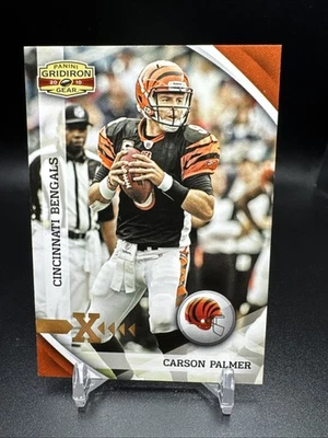 2010 Panini Gridiron Gear Gold X's #29 Carson Palmer /100 - Imagem 1 de 2