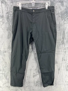 Birddogs Pants Mens 36x30 Black Stretch Chino Zip Pocket Golf Casual Athletic - Picture 1 of 13