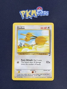 Pokémon TCG Doduo Base Set 2 72/130 Regular LP. - Foto 1 di 3