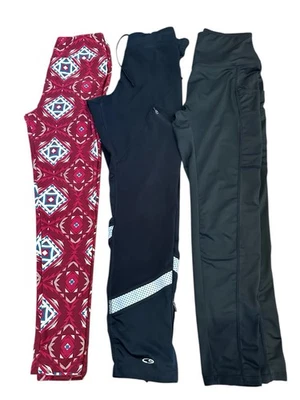 Lote de 3 leggings para mujer, Lularoe, Champion, sin marca, talla mediana Foto 1 de 4