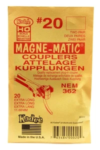 Kadee • 20 • Kupplung #20 • NEM 362 Extra Long Underset • 4 Stück - Bild 1 von 2