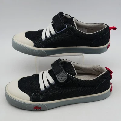 NEW See Kai Run Stevie II Black  Denim Boys Girls Children's Kids Size 1 - Image 1 of 4
