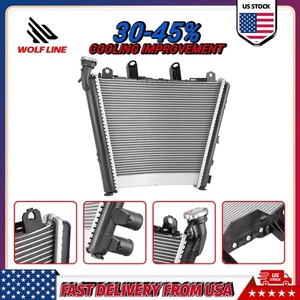 Radiator For BMW S1000RR S1000XR S1000R Aluminum Leakproof 2019-2025 WOLFLINE - Picture 1 of 15