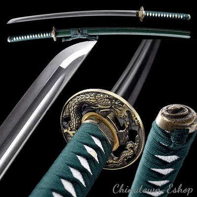 Katana japonesa alta manganeso acero hoja Bohi espada samurai #2593 Foto 1 de 4