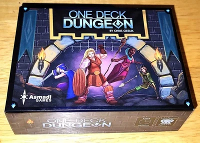 One Deck Dungeon Card/Dice Fantasy Game Asmadi Games 2017 COMPLETE! NEAR MINT - Image 1 of 3