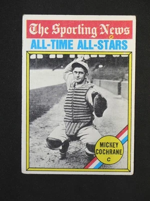 Tarjeta de béisbol Mickey Cochrane All Time All Stars 1976 Topps #348 FR-VG Foto 1 de 2