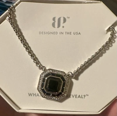 Bomb Party NK58025 Cradled Fire Black Onyx circonita cúbica chapado en rodio Foto 1 de 3