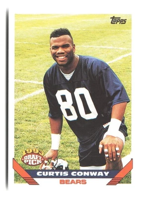 1993 Topps #12 Curtis Conway - Image 1 of 2