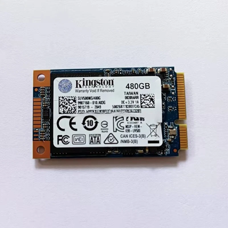 MSATA SSD128gb 256gb 512GB Mini Ssd Desktop Hard Disk Internal Solid State Drive - Image 1 of 4