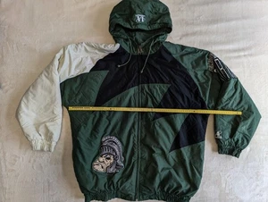 Michigan State Spartans MSU Vintage 90er Logo Athletic Stadion Jacke Size:L NCAA - Bild 1 von 10