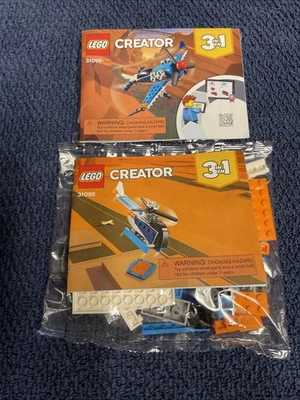 LEGO Creator 3 in 1 31099 Propeller Plane No Box Sealed Bags 2/3 Books - Image 1 of 3
