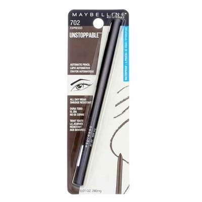 Maybelline Unstoppable Automatic Pencil Eyeliner 702 Espresso (Carded) - image 1 of 4