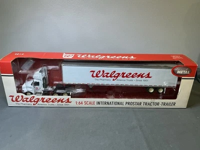 Die-Cast Promotions 1/64 Walgreens International Prostar tractor/remolque 31497 Foto 1 de 3