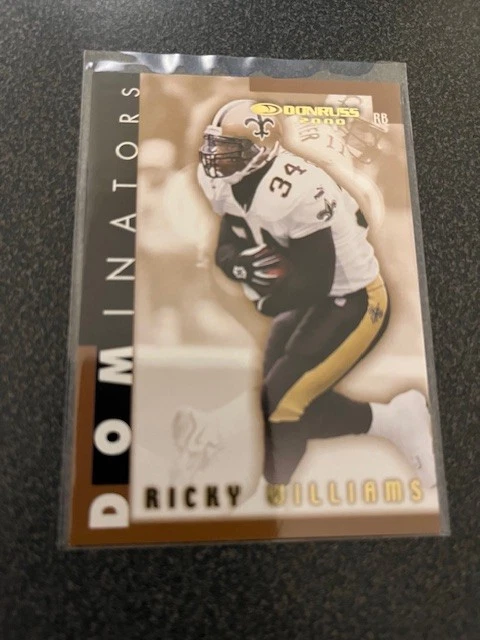 2000 Donruss Dominators 1883/5000 Ricky Williams #D-17 Saints - Image 1 of 2