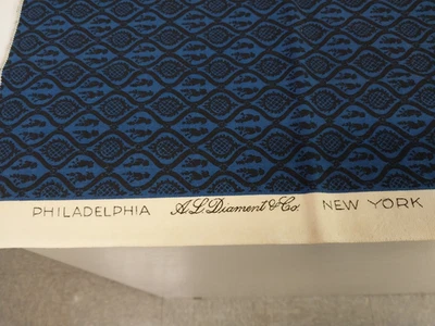 Vintage - "DIJON" quality fabric by  A L Diament & Co 1940s  1950s approx 1 yard - Image 1 of 4