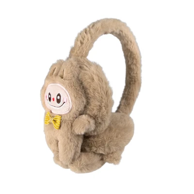 The Monsters Lindo Cálido Esponjoso Peluche Invierno Orejeras Regalo de Navidad | Estilo Labubu Foto 1 de 3