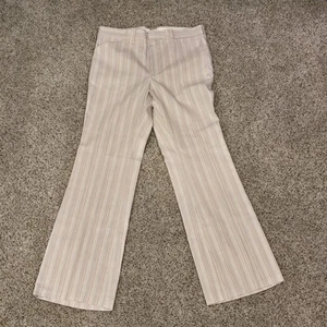 Vintage New Wrangler Young Mens Model Striped Mens 34x32 Retro Pants NOS - Picture 1 of 9