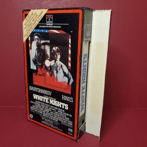 VHS White Nights 1987 side flap - Baryshnikov, Hines *BUY 2 GET 1 FREE* - Imagen 1 de 4
