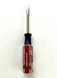 VINTAGE CRAFTSMAN 41421 SLOTTED SCREWDRIVER USA 1/8 x 2 in. WITH CLIP - Picture 1 of 24