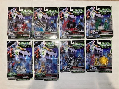 JUEGO COMPLETO DE FIGURA Y VILLAN VOLTRON THE 3RD DIMENSION 1999 TRENDMASTERS 8 SIN USAR, EN CAJA Foto 1 de 4
