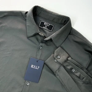 BYLT Herren XL X-Large Premium Basics Executive Stretch Langarm Hemd mit Knopfleiste - Bild 1 von 7