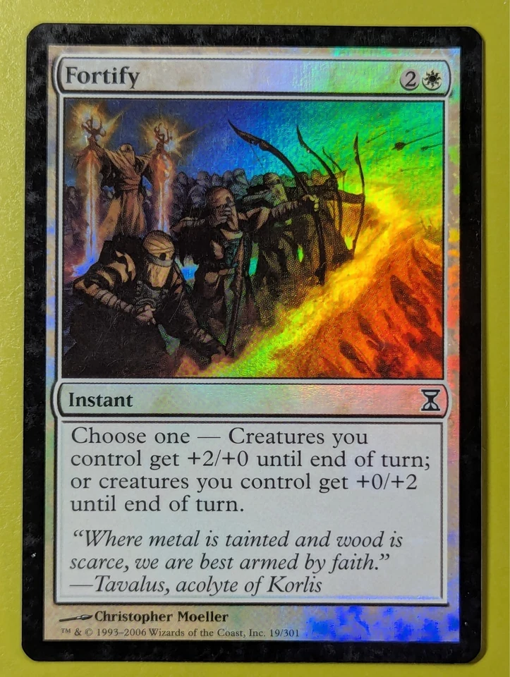 FOIL Fortify x1 Time Spiral 1x Magic the Gathering MTG - Image 1 of 1