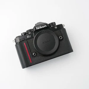 Handmade Genuine Real Leather Camera Bag Case Protect Cover Grip for Nikon ZF - Picture 1 of 19