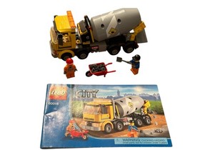 LEGO CITY: Cement Mixer  Truck (60018) 100% Complete with Manual