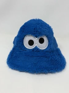 Sesame Street Cookie Monster Faux Fur Fuzzy Ballcap Hat Kids Youth Adjustable - Picture 1 of 9