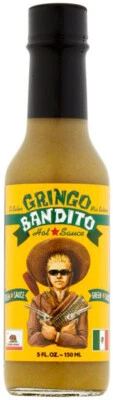 Gringo Bandito Green Hot Sauce - All Natural - Dexter / The Offspring - 5 oz