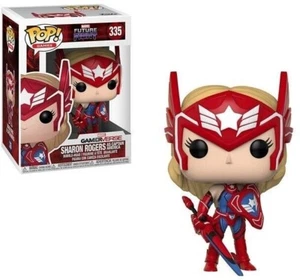 Funko Pop 335 Marvel Avengers Sharon Rogers Como Capitán América 26853 Nuevo En - Imagen 1 de 3