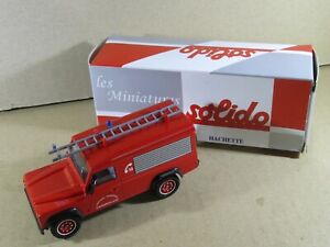 204S Solido Hachette 24 Land Defender 110 Firefighters Chamrousse 1:43 +Box