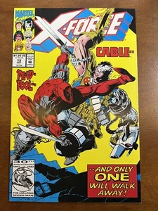 Cubierta X-Force 15-Iconic Deadpool vs Cable, ¡muy alta calidad! - Imagen 1 de 6