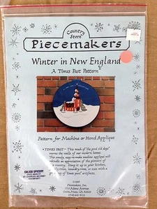 Fabricantes de piezas Country Store invierno en Nueva Inglaterra patrón de punta de aguja 1985 - Imagen 1 de 2