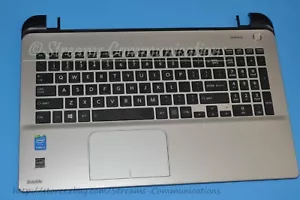 TOSHIBA Satellite L55-B L55-B5288 15.6" Laptop Palmrest w/ Touchpad + Keyboard - Picture 1 of 5