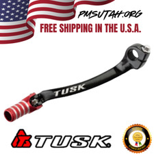 Tusk Folding Shift Lever Black/red Tip Honda Crf450r Crf450x