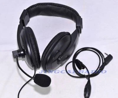 Heavy-duty Two-Earphone Headset Boom Mic for Kenwood Puxing Wouxun Baofeng Radio - Image 1 of 4