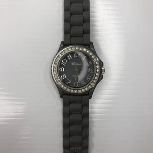 X10 Geneva Silver Grey Jelly Platinum Japan 6886 Retro Ladies Watch Untested - Picture 1 of 7