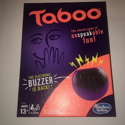 Taboo 2016 Edition Hasbro Game With Electronic Buzzer The Classic - Image 1 of 3